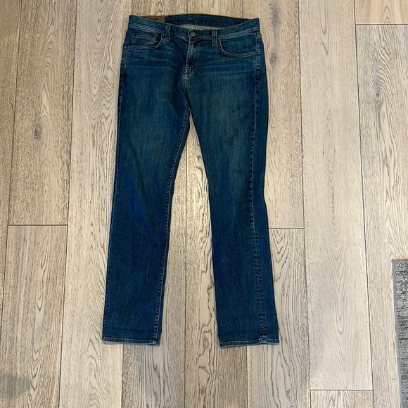 Super soft slim straight leg jean by J Brand.